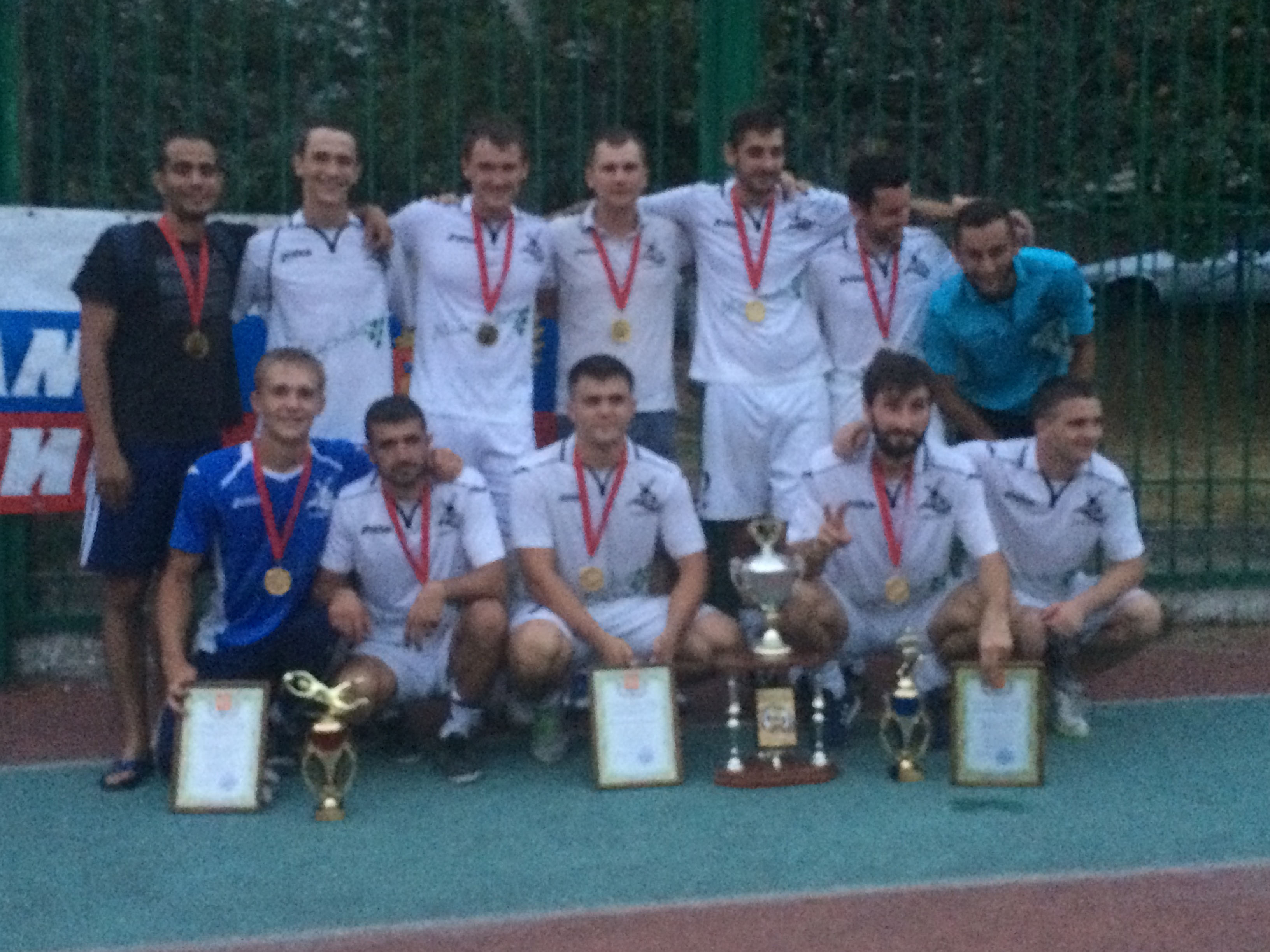 Победитель кубка г. Новороссийска по мини-футболу среди предприятий 2016 Аквамарин